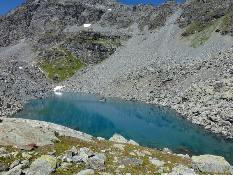 Lac du Pt Mt-Fort : Joli lac à défaut de beau sentier