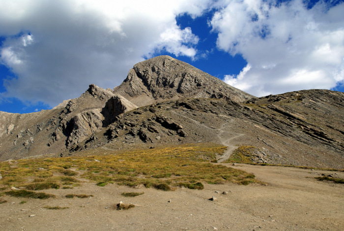 #13 Le sommet du jour : vu du col Vieux Le sommet du jour : vu du col Vieux