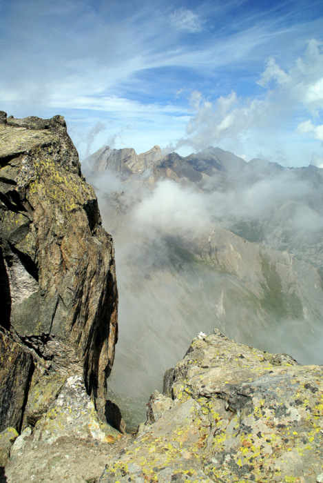 Antécime de Rocca Bianca : belle vue sur la Tête des Toillies