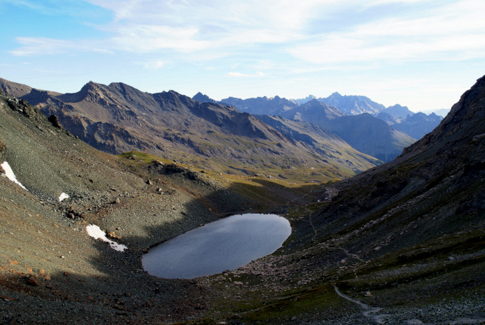 Au col de la Noire : pas fâchés d'arriver!