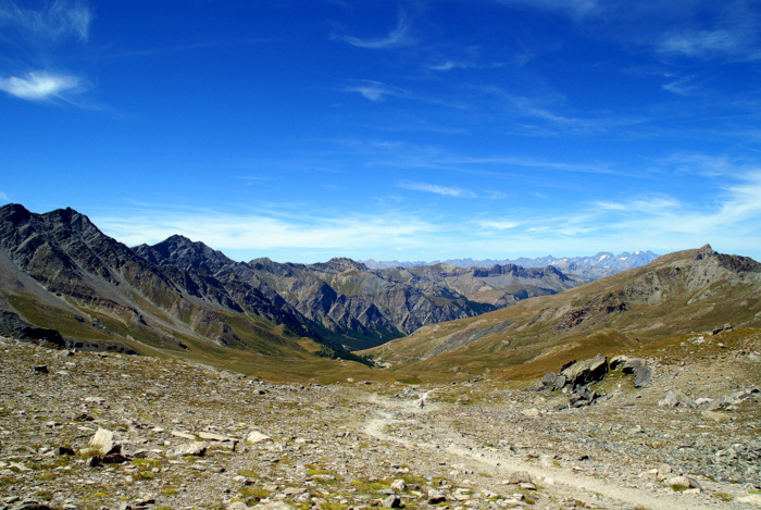 Arrivée avec vue : au mauvais col!