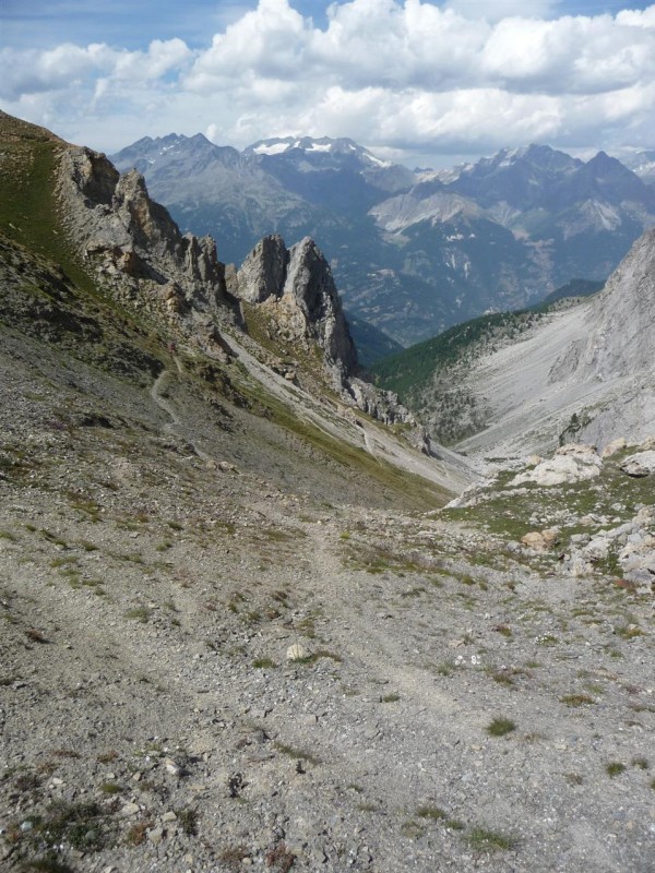 #31 Mont Thabor : Versant NE du Petit Argentier, que l Mont Thabor : Versant NE du Petit Argentier, que l'on ne descendra pas...