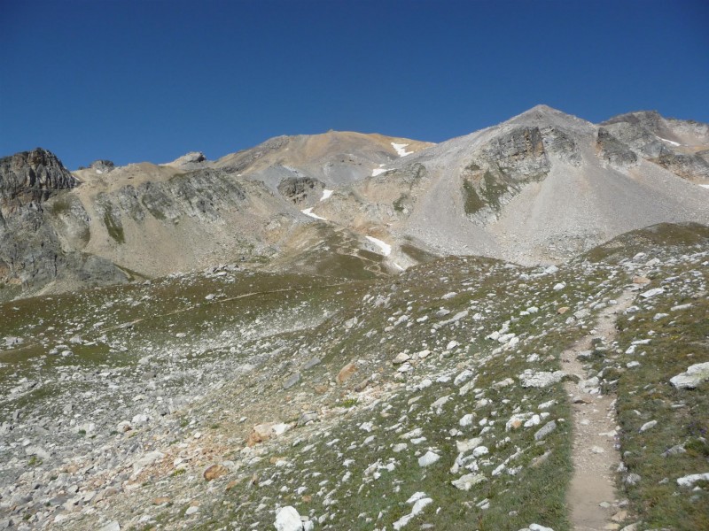 #4 Mont Thabor : Au col des Méandes, vue sur la suite de l Mont Thabor : Au col des Méandes, vue sur la suite de l'itinéraire...