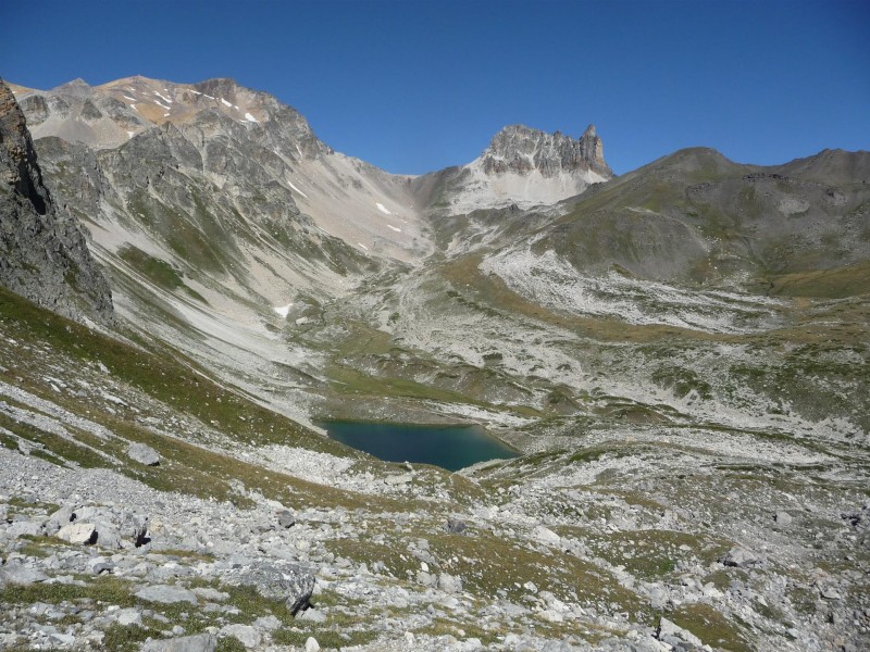 Mont Thabor : Lac du Peyron et vallon du même nom.