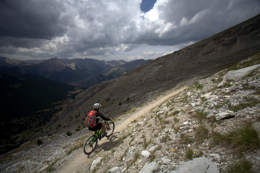#30 Chambeyron : on terminera par le magnifique sentier de la Viste Chambeyron : on terminera par le magnifique sentier de la Viste