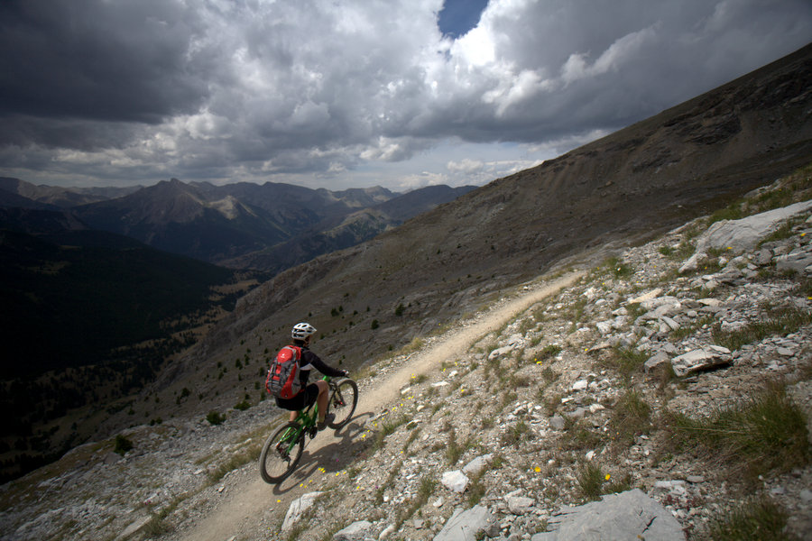 Chambeyron : on terminera par le magnifique sentier de la Viste