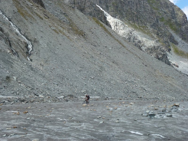 Glacier de Corbassière : Pas vraiment du billard ce glacier