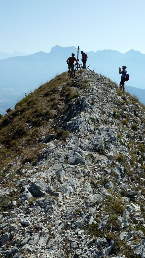 Sommet Mont Barral : Départ des plus technique!