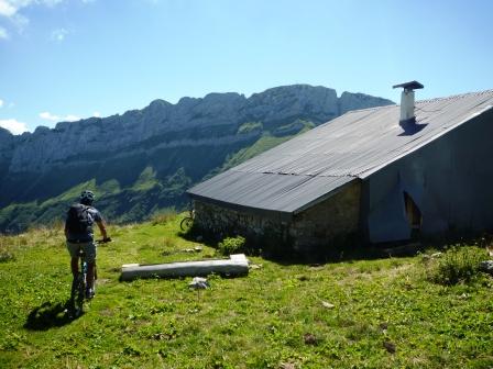 Chalet de l'Ovine : Lachat derrière