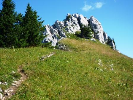 Pointe de Puvat : avec la croix