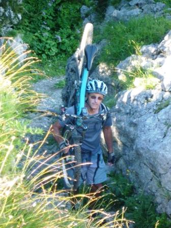 #7 Col de l Col de l'Ovine : le vélo en travers ne passe pas !
