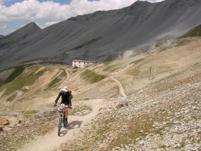 Forcola : Arrivée à la btta di Forcola (2768m)