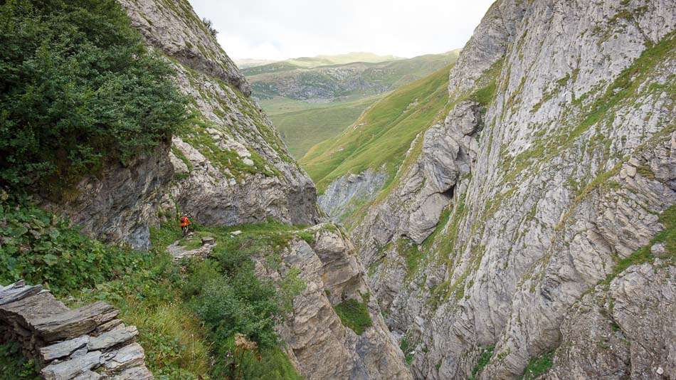 Chemin du Curé : belle gorge