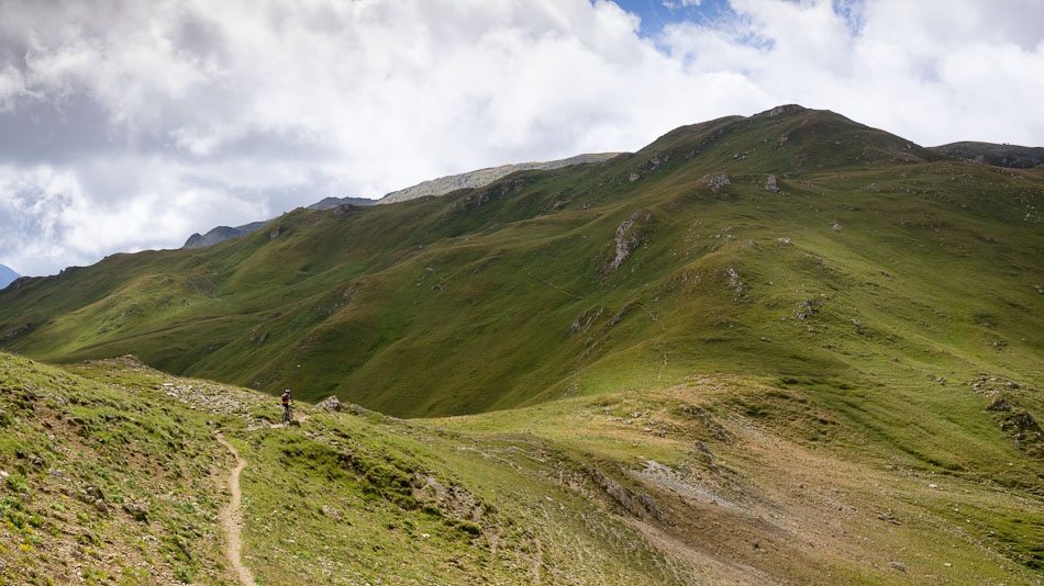 Au Col de la Gitte : les Enclaves droit devant