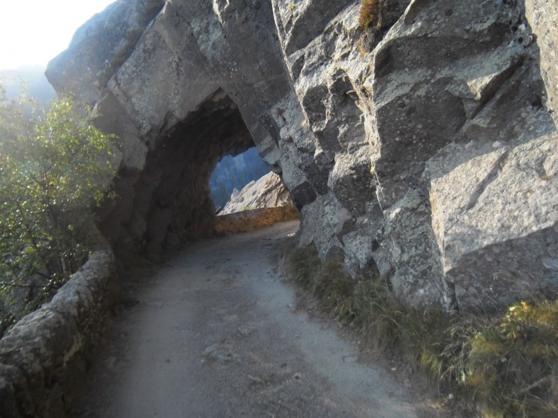Tunnel : Photo classique dans la montée et passage splendide