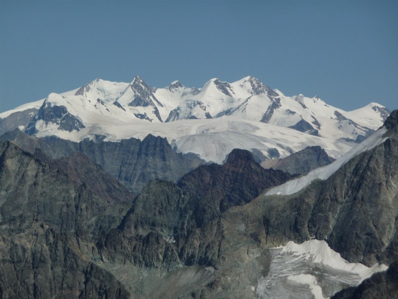 #24 Tête Blanche de By : Massif du Mont Rose...tout blanc ! Tête Blanche de By : Massif du Mont Rose...tout blanc !