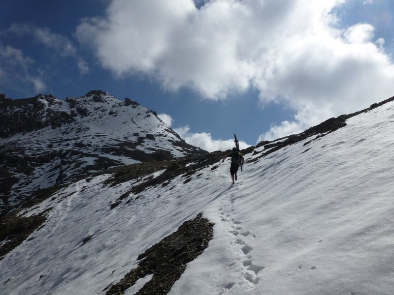 #11 Gypière : Le gros névé à traverser Gypière : Le gros névé à traverser