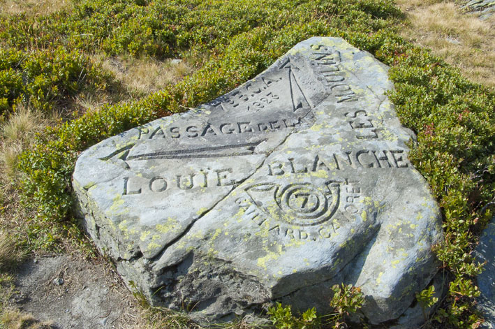 Lac du Retour : Panneau d'indication historique