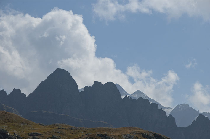 Lac du Retour : Sommets en direction du Ruitor