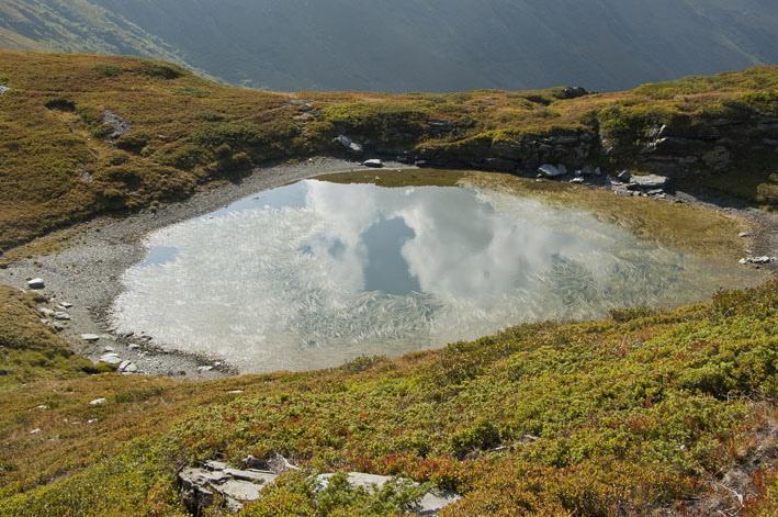 Lac du Retour : Le minuscule lac Giret