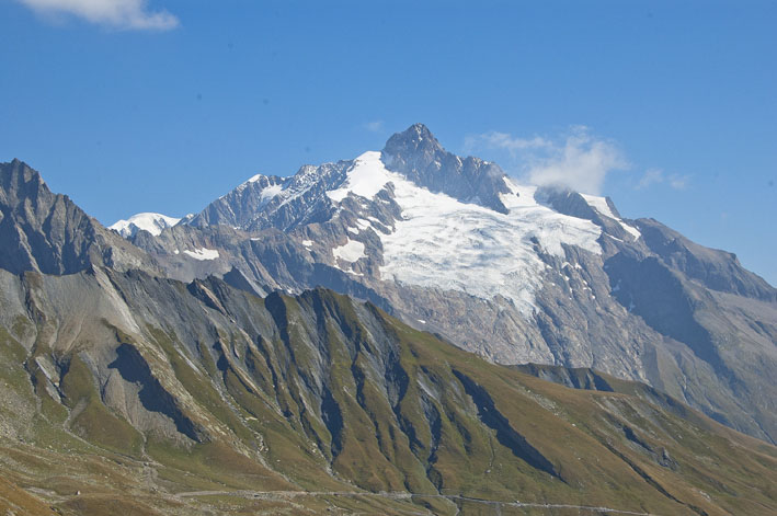 #14 Tête N des Fours : Dans la traversée vers le lac de Mya, vue panoramique sur l Tête N des Fours : Dans la traversée vers le lac de Mya, vue panoramique sur l'aiguille des Glaciers