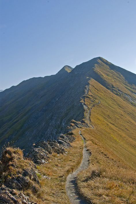 Tête N des Fours : La très belle crête des Gittes.