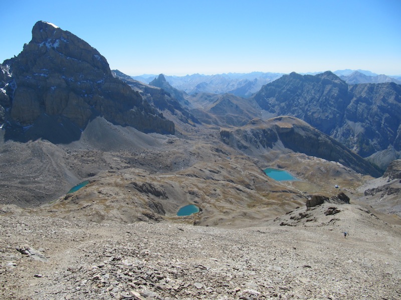 Pointe D'Aval : Panorama très moyen au sommet ...