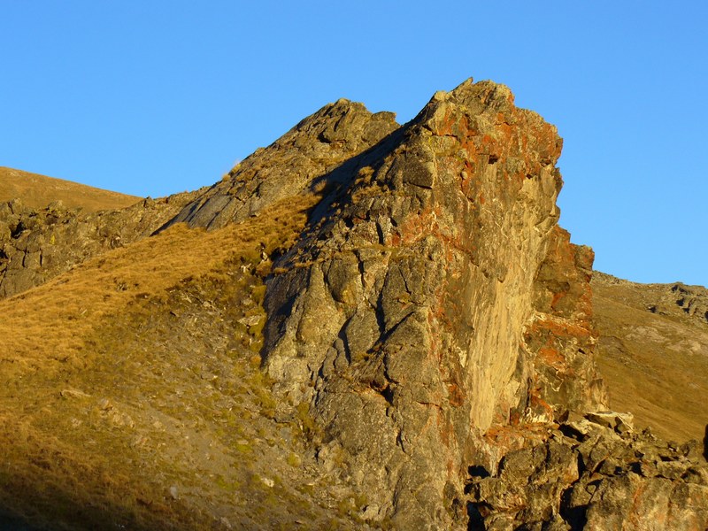 Col de Longet : Final au couchant ...