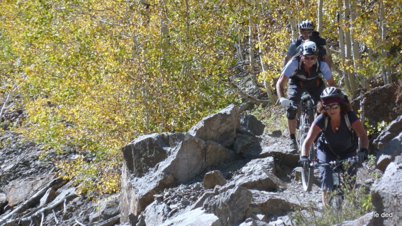 Silver Creek trail : Du bon technique sur ce monotrace