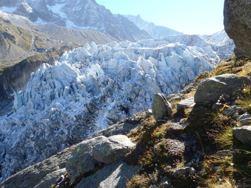 Glacier D'Argentière : Plusieurs points panoramiques le long du chemin.