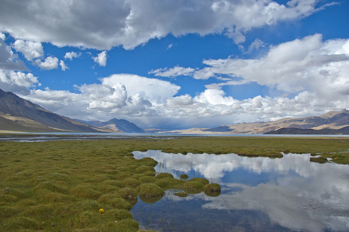 #4 Tso Moriri : 8ème étape : Extrémité sud du lac Tso Moriri Tso Moriri : 8ème étape : Extrémité sud du lac Tso Moriri