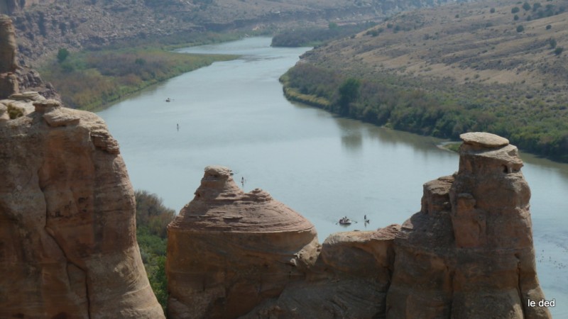 Kokopelli trail : C'est le type de paysage rencontré lorsque l'on tourne la tête depuis le sentier !