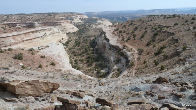 #10 West Rim : on devine aisément l West Rim : on devine aisément l'itinéraire