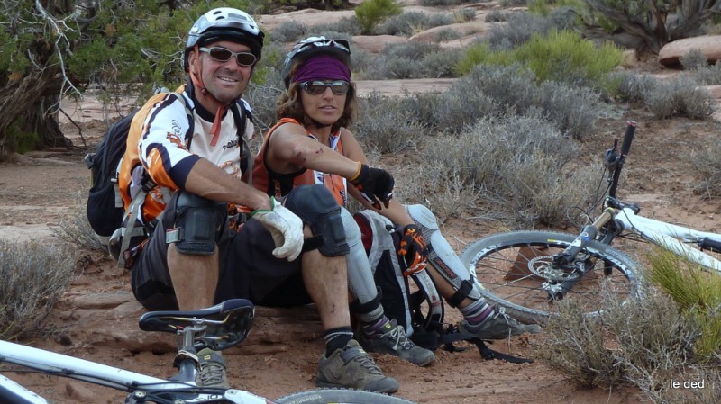 Tandem : Gilles & Chriss récupèrent avec le gros cassant de (l'excellent) Porcupine Rim