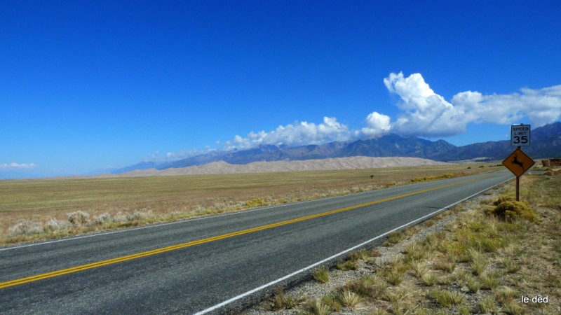 Great Sand dunes NP : Extraordinaire endroit au dessus d'Alamosa, Co