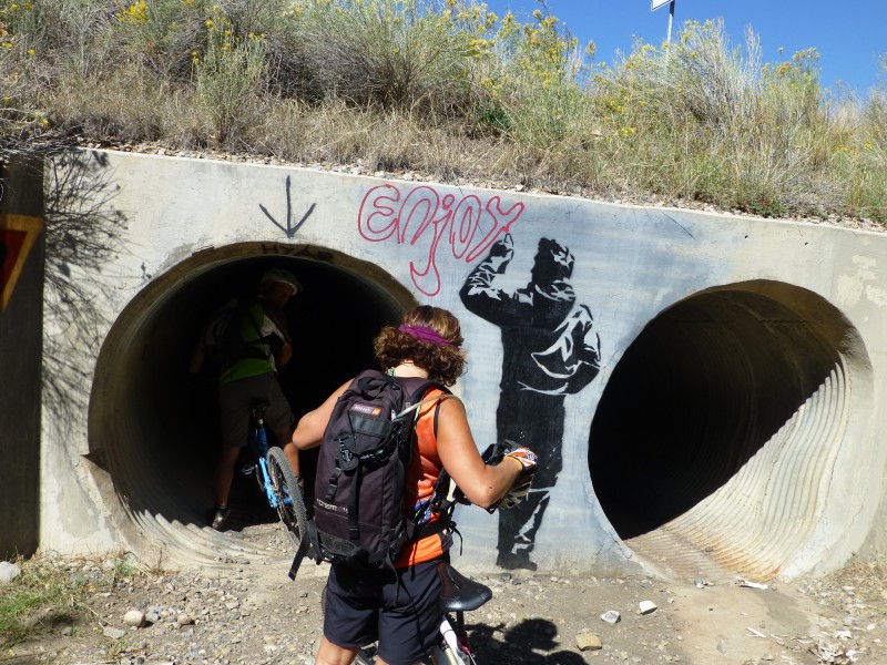 Telegraph trail : Superbe passage intestinal sous l'US550