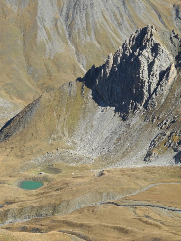 Rissace : Lac de Clausis en contre-bas.