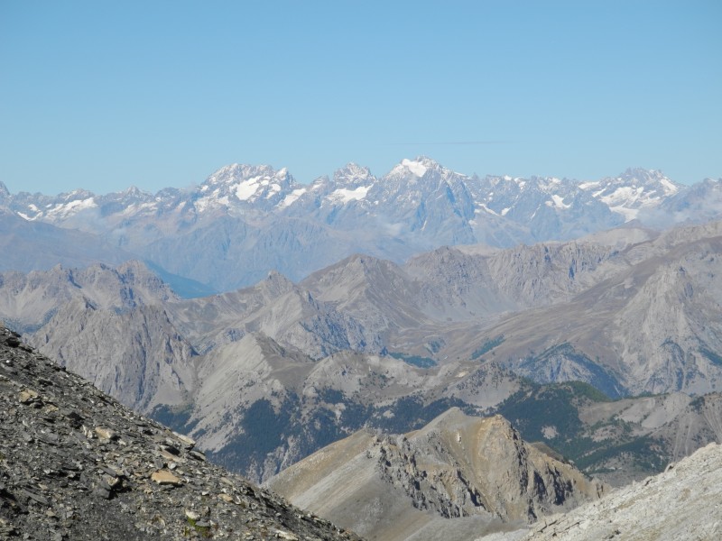 le massif des Ecrins.