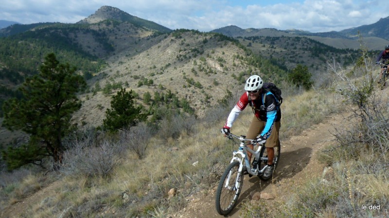 Travois trail : Yves toujours au taquet avec son 29"