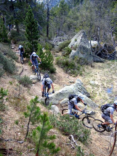 Technique : Du beau single technique sur une bonne partie de cette descente