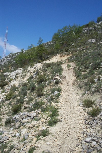 #4 Après les restanques : Ici on pousse pour monter, mais pas à la descente ;o) Après les restanques : Ici on pousse pour monter, mais pas à la descente ;o)