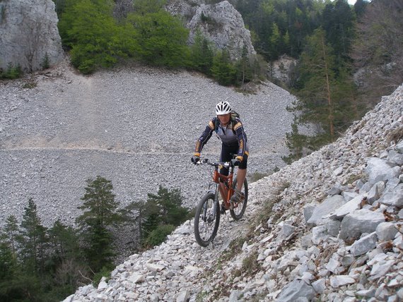 Le Grand Vallat : Belle ambiance sur ce bout de sentier balcon