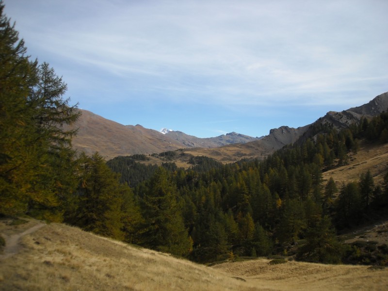 #16 col des Estronques : au loin le Viso et notre objectif (col Blanchet) col des Estronques : au loin le Viso et notre objectif (col Blanchet)
