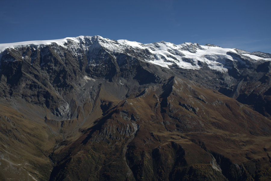 Dômes de la Vanoise : photo témoin du recul glaciaire
