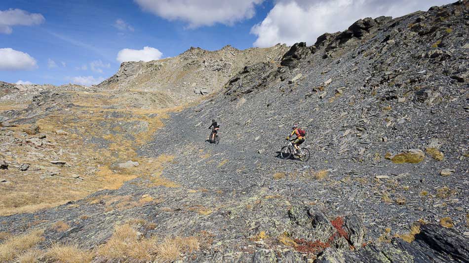 Col de la Grande Combe : ca roule dans les schistes