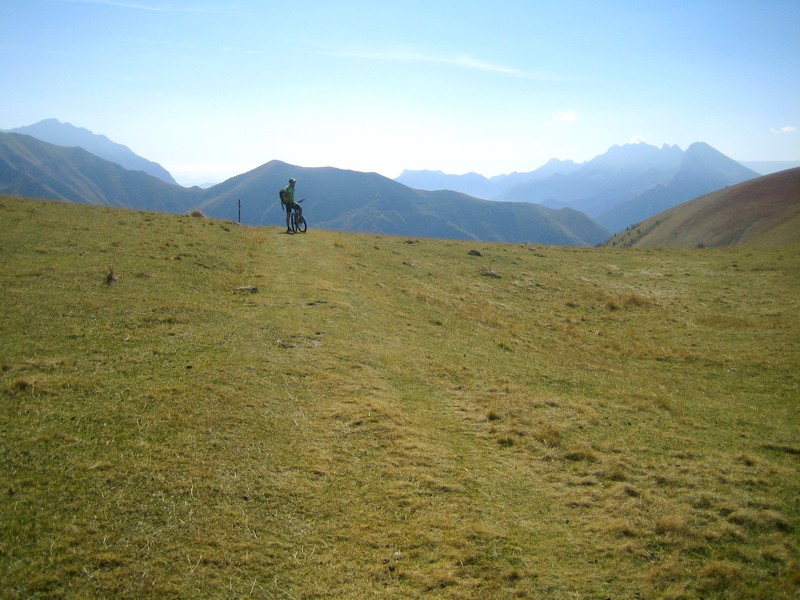 Col d'Hurtière : Jeroen nous attend, sympa pour une fois ;o)