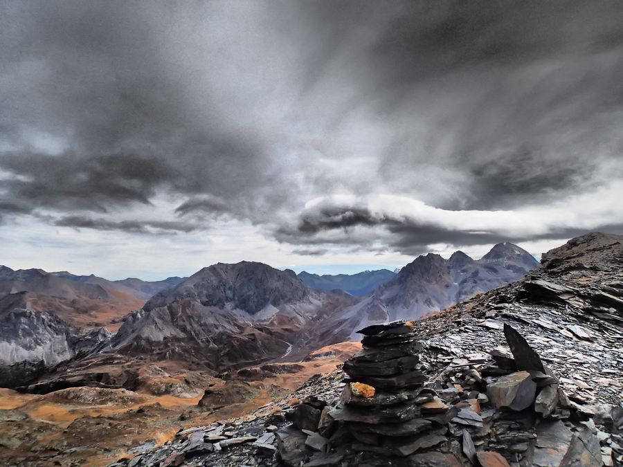 Col des Sarrasins : Vers le sud