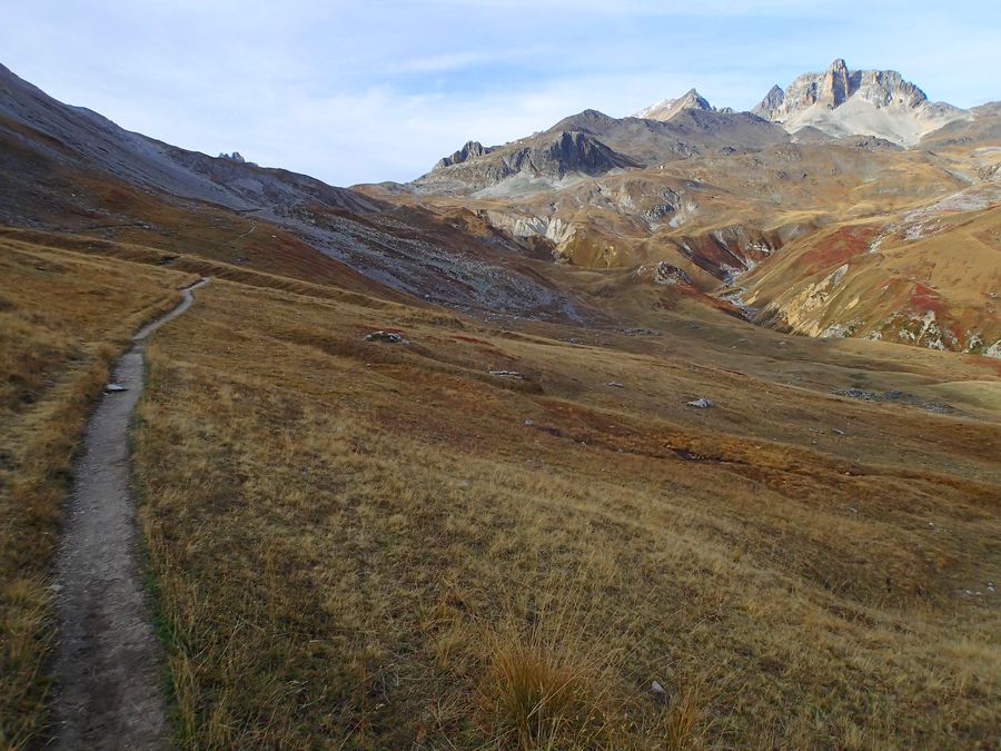 Replanette : En direction du col de la Vallée Etroite