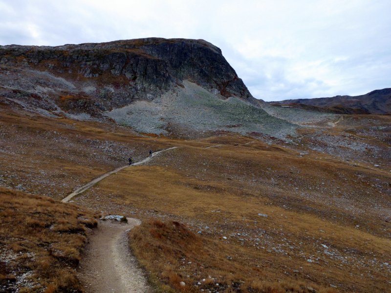 Col des Bataillères : Montée vers le ref. du Thabor