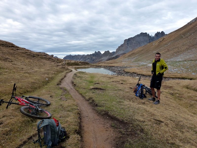 Col de la Vallée Etroite : Pour une fois météo moins bonne sur les Htes Alpes